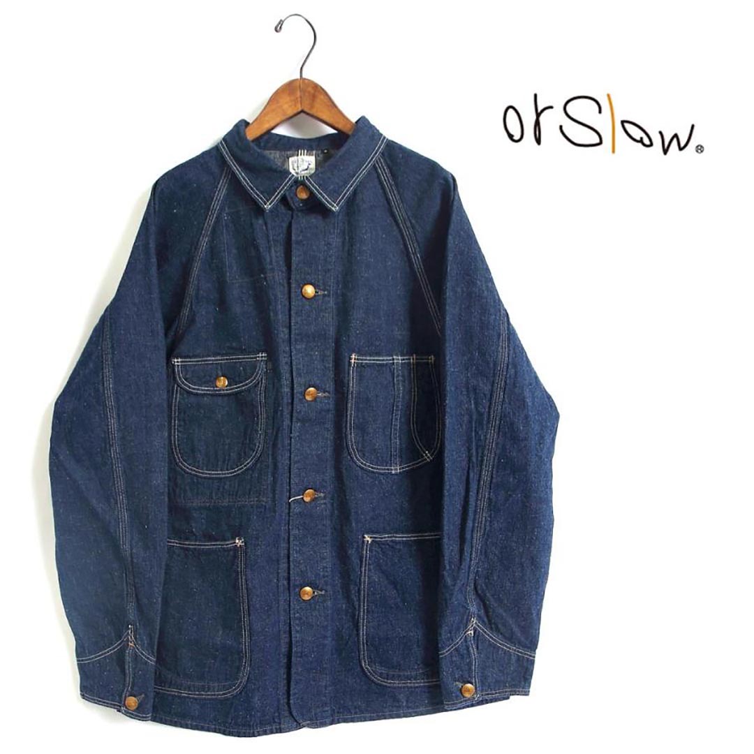 【クーポン券別れ別れ！】メンズ orSlow オアスロウ 1950\u0027s COVERALL 取りまかなう櫂 品番:03-6140