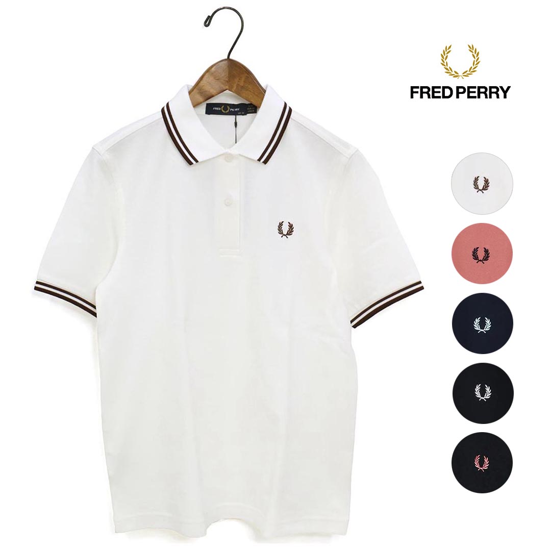 FRED PERRY ホワイト ブラウン G3600 FRED PERRY - The Fred Perry Shirt (G3600) 正規取扱商品