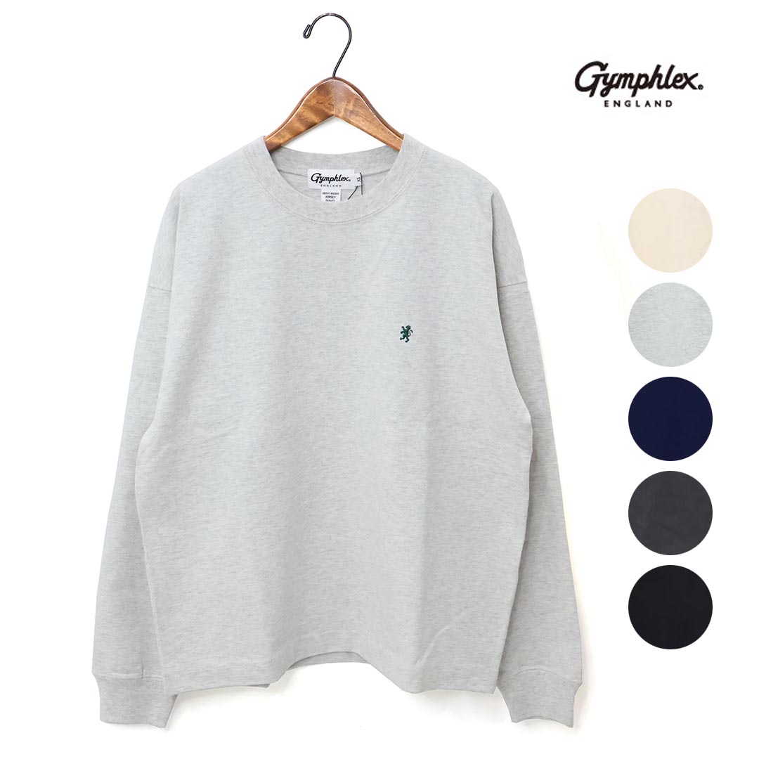 ジムフレックス Tシャツ Gymphlex  ヘビーウェイトコットン クルーネック 長袖 Tシャツ gy-c0389hwj  クーポン対象 楽天市場】メンズ レディース Gymphlex ジムフレックス ヘビーウエイト