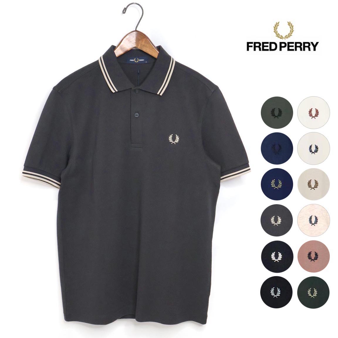 【美品】FRED PERRY鹿の子ポロシャツ 半袖 希少☆00s FRED PERRY FZ1103 ポロシャツ 半袖 鹿の子 刺繍ロゴ