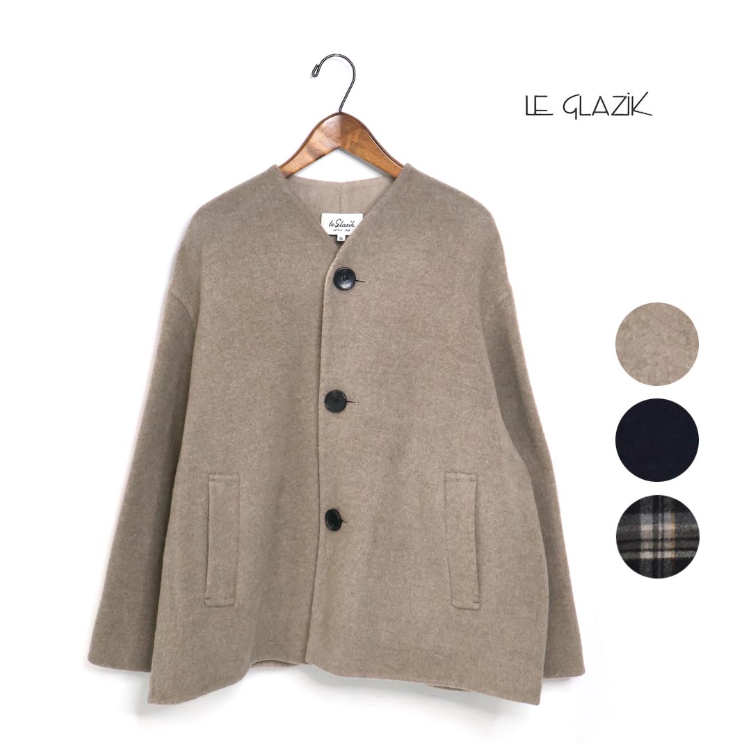 ☆【SALE】レディース LE GLAZIK ルグラジック カラーレスジャケット 品番：LG-A0617MFW【30%OFF】【クーポン対象外】