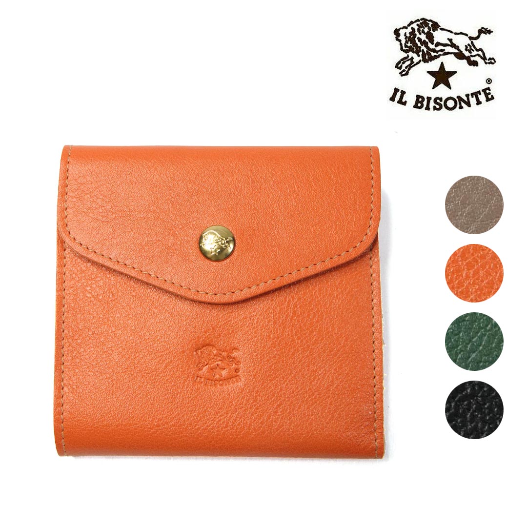 *財布 IL BISONTE イルビゾンテ Wフラップ2つ折りウォレット 品番：411304