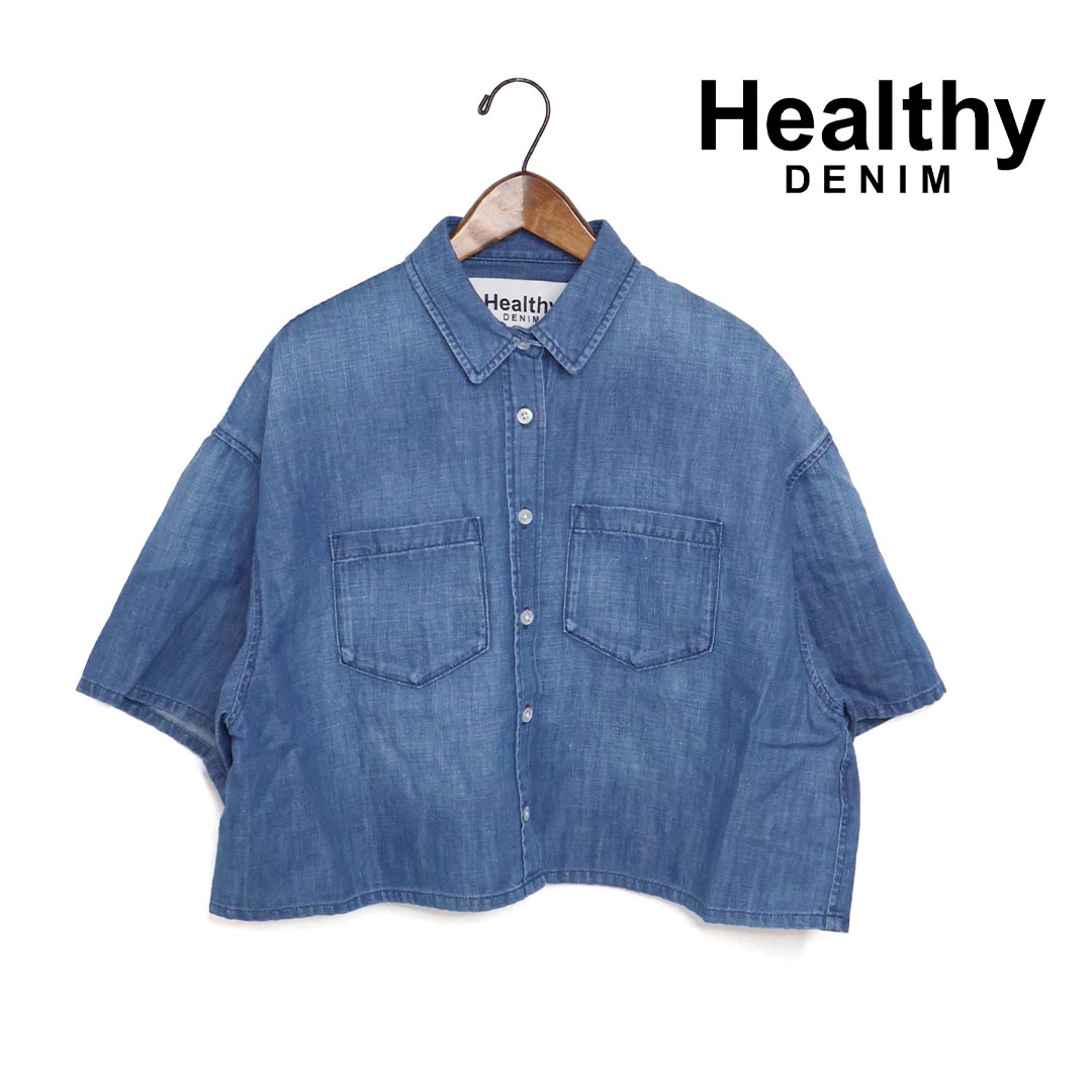レディース Healthy DENIM ヘルシーデニム Breezy Rosehip ブリージー ローズヒップ ハーフスリーブ シャツ 品番：H11966103