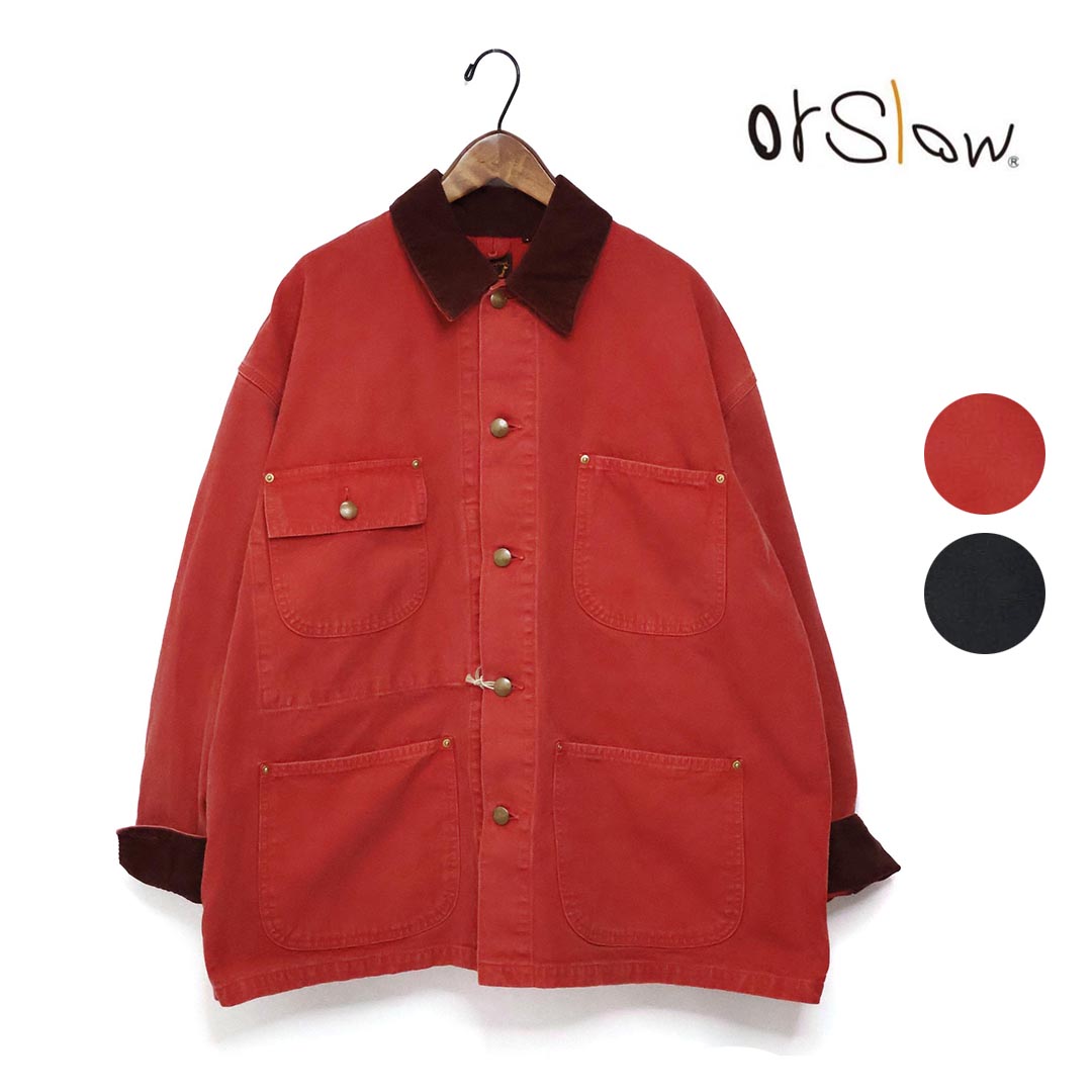 メンズ レディース orSlow オアスロウ RELAX FIT OXFORDO COVERALL リラックスフィット オックスフォード カバーオール 品番：01-6034