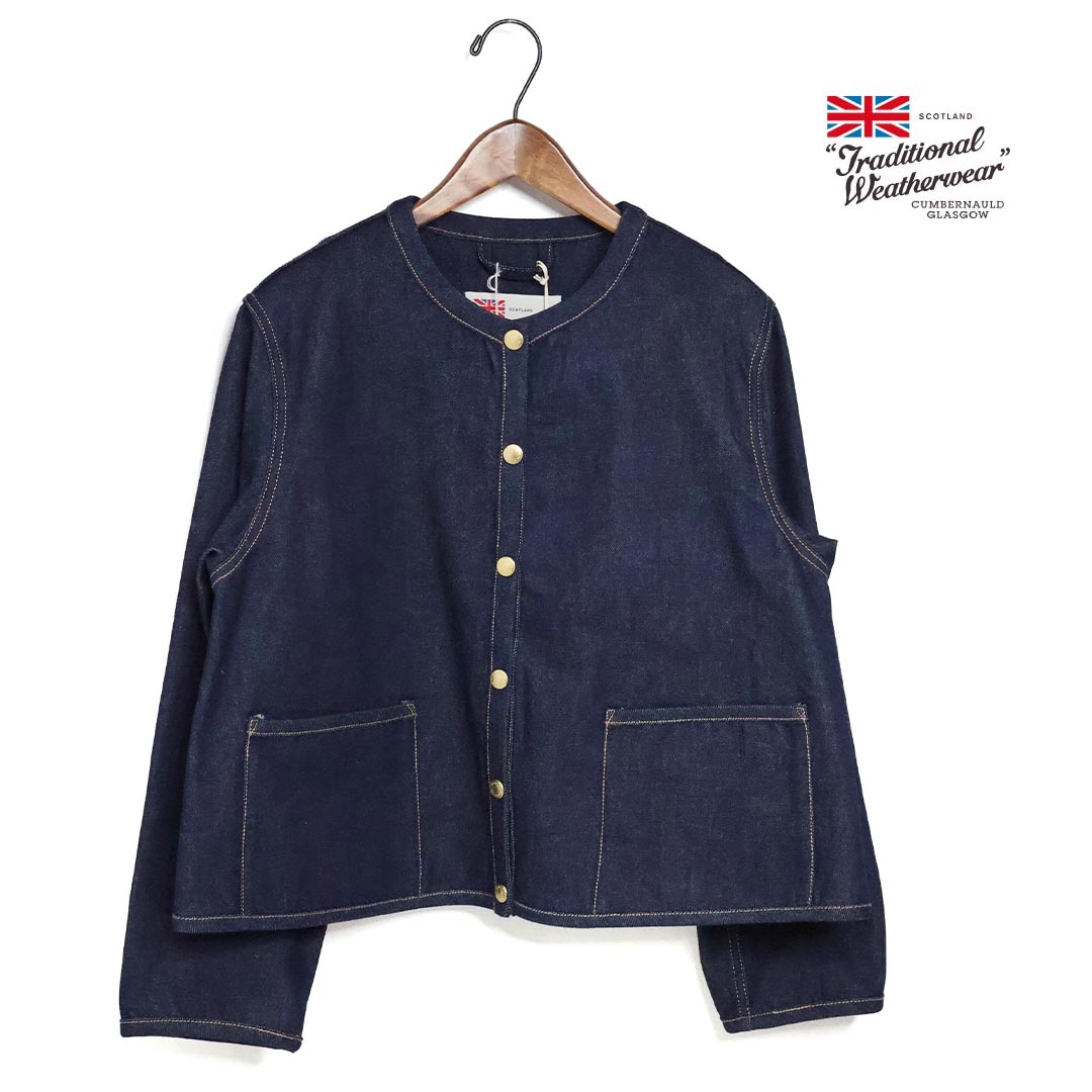 レディース Traditional Weatherwear トラディショナル ウェザーウェア ARKLEY A-LINE DENIM アークリー Aライン デニム 品番:L261CIFCO0506EM