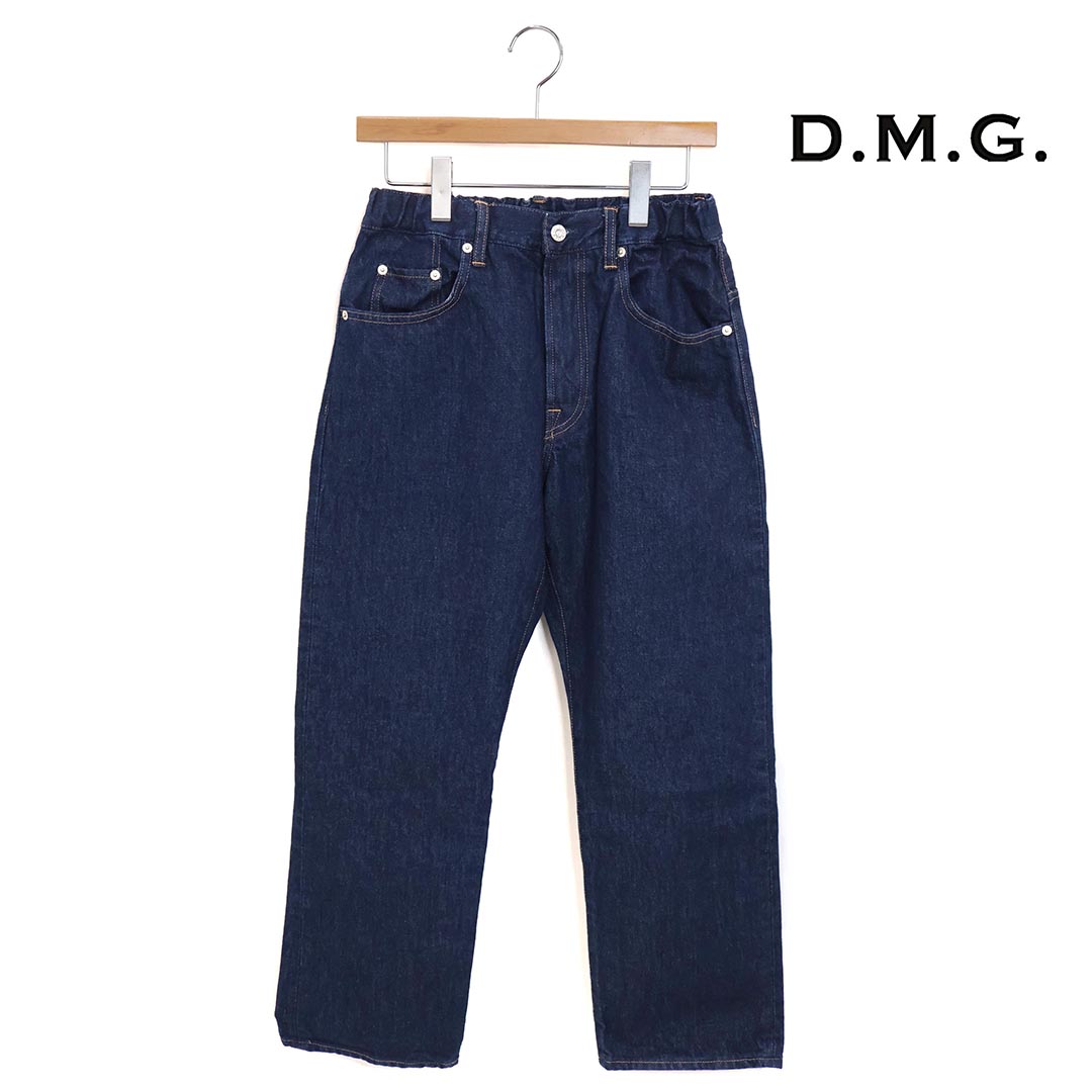 レディース D.M.G. ディーエムジー 14ozルーズデニムパンツ 品番：14-268A ワンウォッシュ