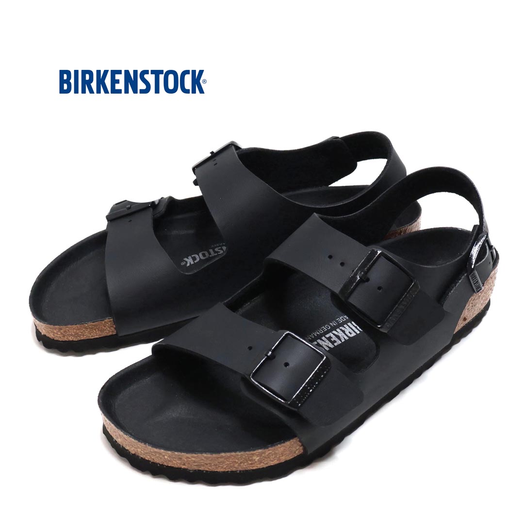 【引き換え証散り散り！】メンズ レディース BIRKENSTOCK ビルケンシュトック Milano ミラノ トリプル黒いこと1024998(幅狭) 1024997(幅ひろい)