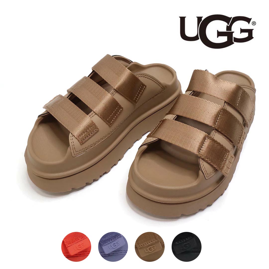 *レディース UGG アグ GoldenGlow Slide ゴールデングロウ スライド 厚底 サンダル 品番：1167430 正規取扱