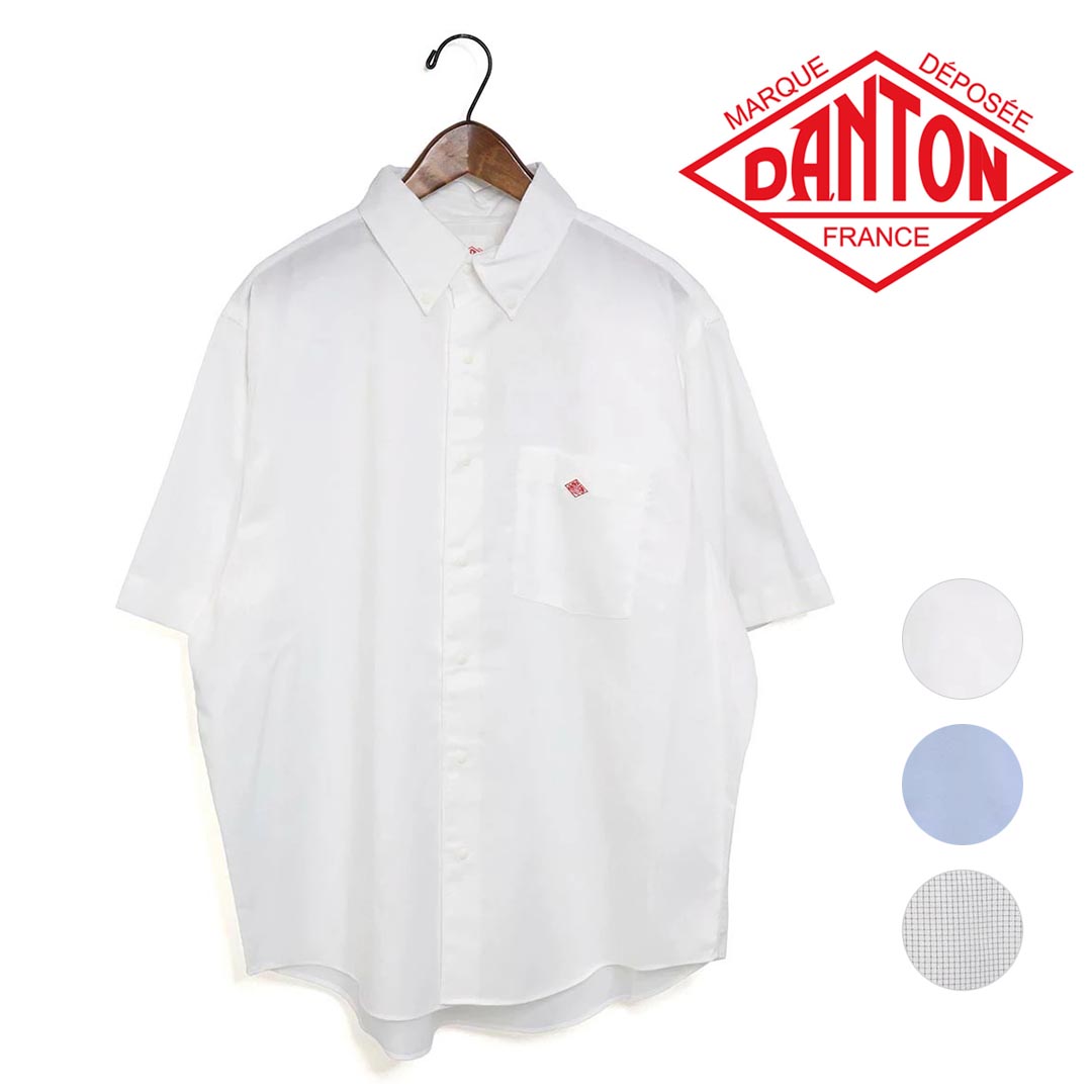 *メンズ DANTON ダントン ドットボタンボタンダウンシャツ 品番:DT-B0337POD【クーポン対象外】|HANGERS Store