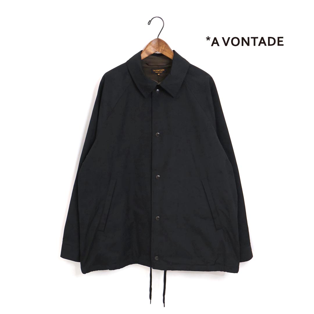 AVONTADE ジャケット　ブラック 楽天市場】メンズ A VONTADE ア ボンタージ COARCHES JACKET