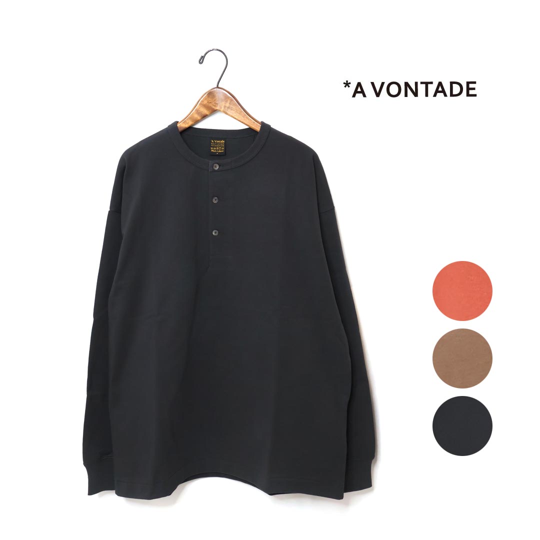 absente出品です。 楽天市場】メンズ A VONTADE ア ボンタージ ヘンリーネックT