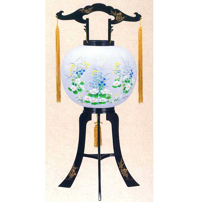 楽天市場】盆提灯 盆ちょうちん 大内行灯 PC廻転灯 回転灯 11号