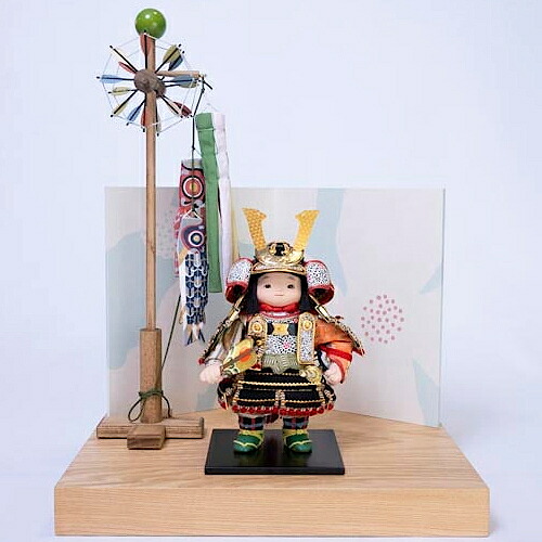 五月人形 木目込み 幸一光 子供大将 [玄] YaekoProject 581E [コンパクト 5月人形 兜 鎧 初節句 端午の節句]