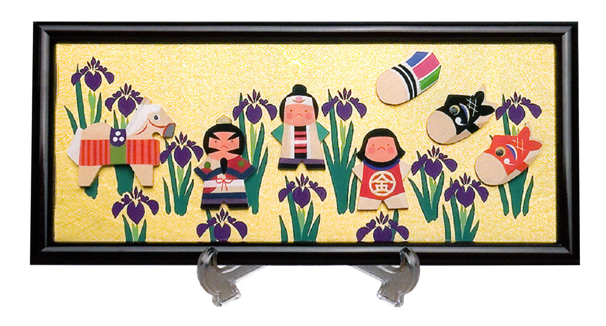 楽天市場】五月人形 木製 木彫り人形 南雲 [金太郎 行列] NU-502