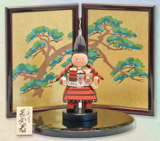 楽天市場】[名前札付] 五月人形 木製 伊予一刀彫 南雲作 桃太郎物語 其