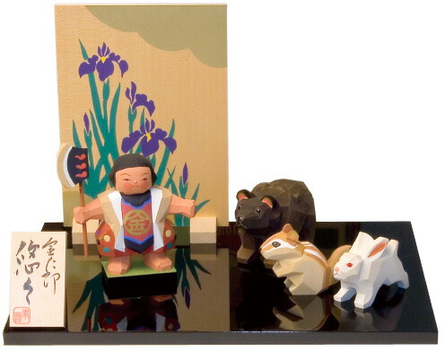 南雲　五月人形　金太郎行列、桃太郎2種 南雲 五月人形 金太郎行列、桃太郎2種 楽天市場】五月人形 木製 木彫り