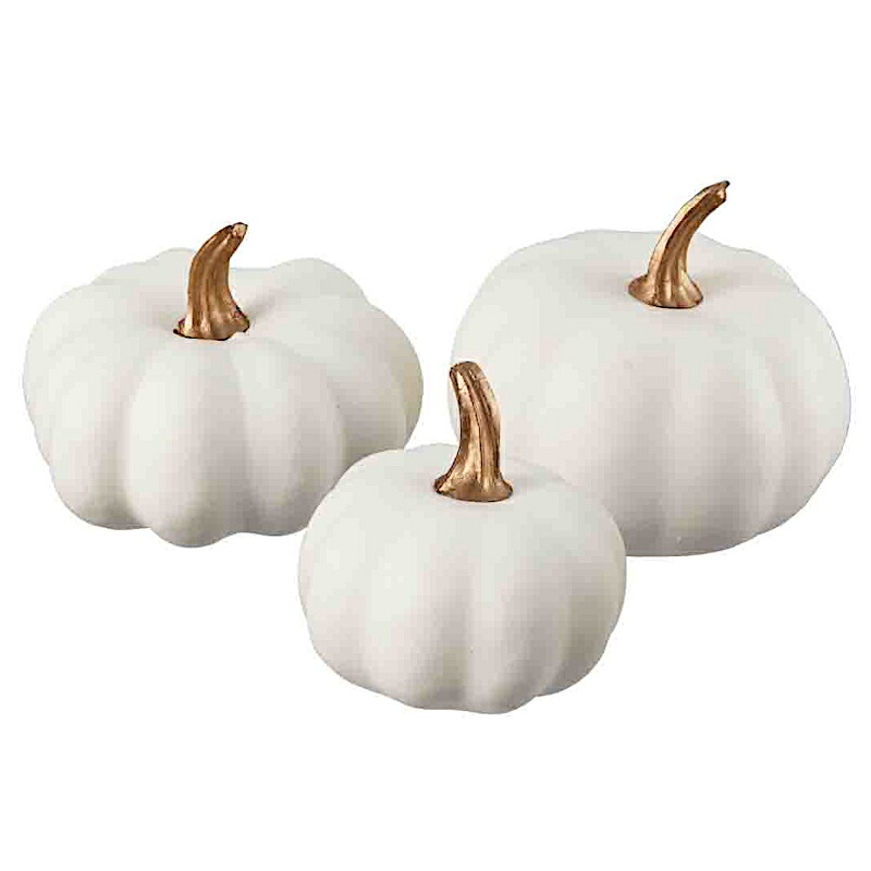 楽天市場】パンプキン オブジェ ホワイト Mサイズ 大きい オーナメント