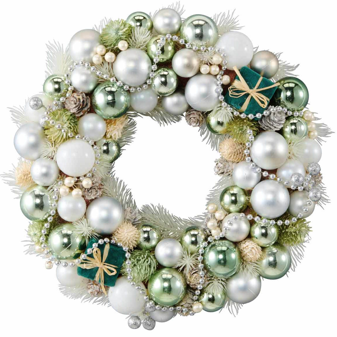 楽天市場】ビーズチェーン オーナメントセット ピンク/アンバー