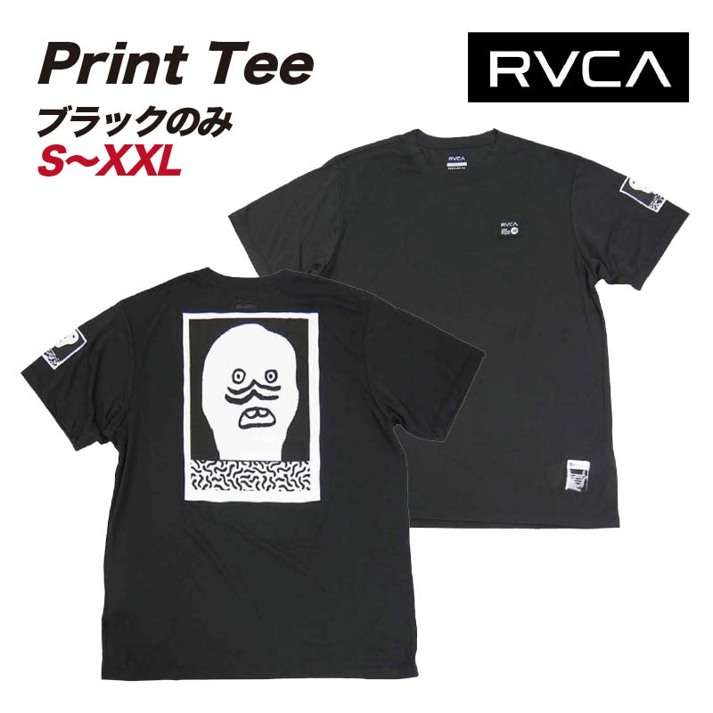 楽天市場】[ rvca】 ルーカ tシャツ 半袖tシャツ ブラック tee スカル