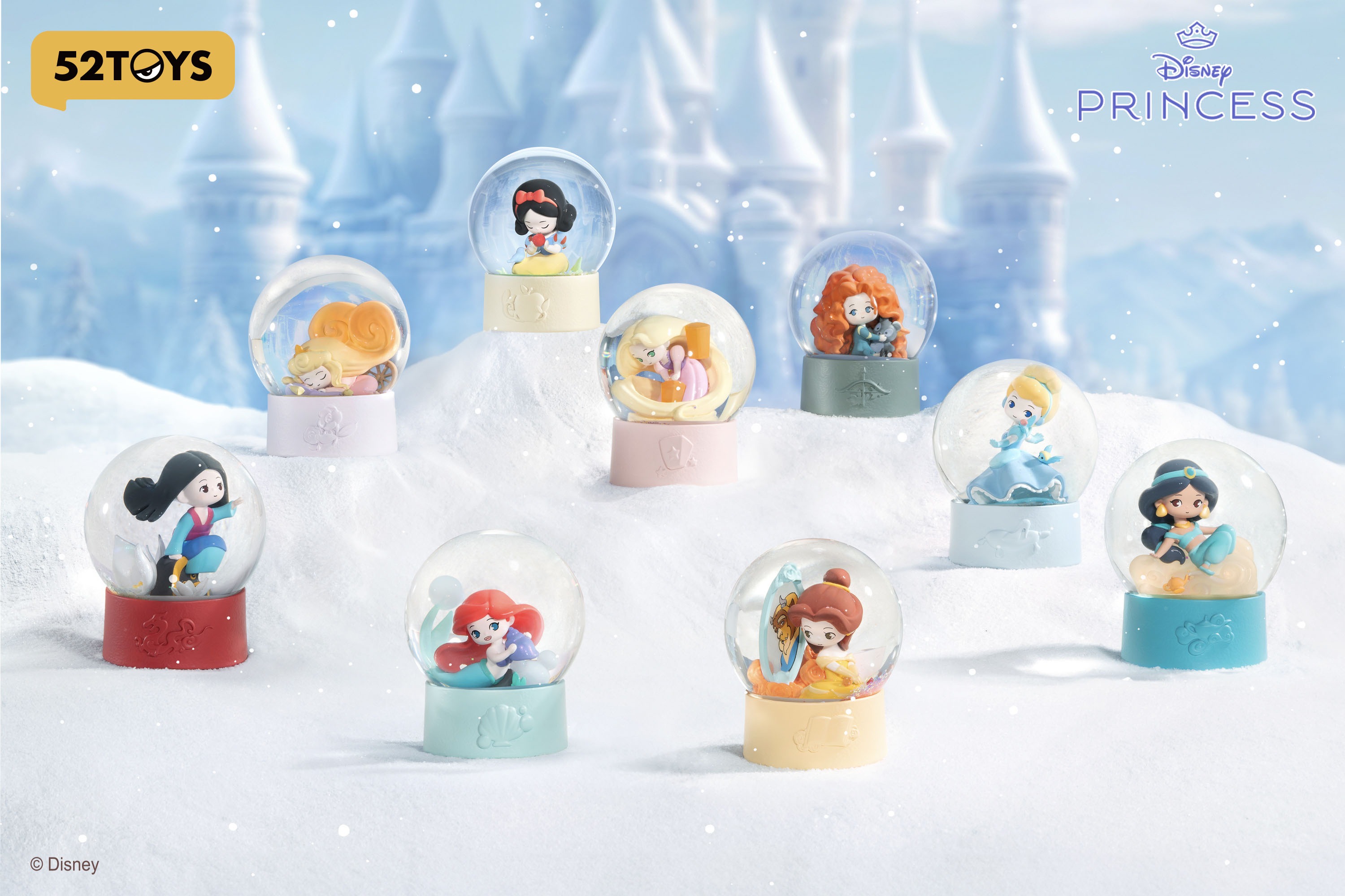 52TOYS BLINDBOX ディズニープリンセス D-babyシリーズ Star Crystal Ball(8個セット)|STARFORD