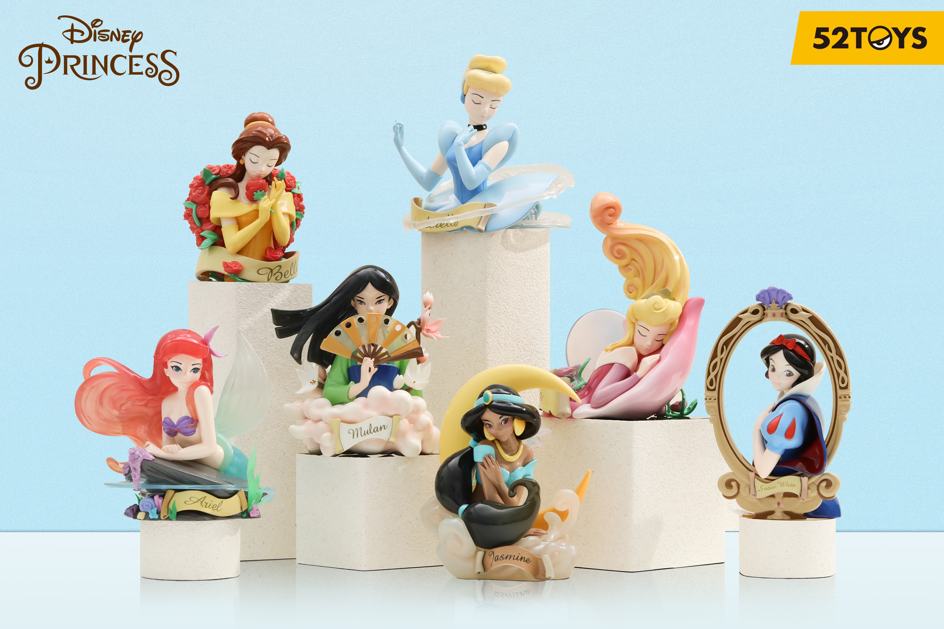 52TOYS BLINDBOX ディズニープリンセス アートギャラリー(6個セット)|STARFORD