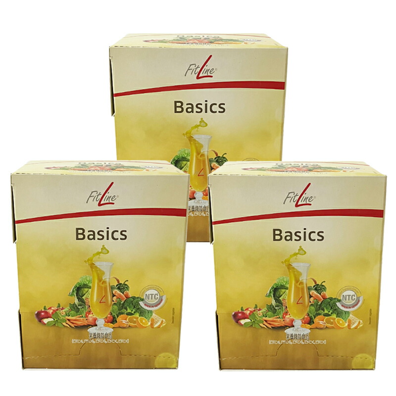 【3箱セット】フィットライン ベーシックス 12g x 30包 サプリ サプリメント 食物繊維 乳酸菌 ビタミン 粉末