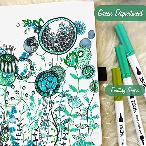 Zscmイラストペン 100色 ふで 極細 ぺんてる 水性 カラーペン セット アートマーカーペン 水彩毛筆 鮮やか 水性ペン コピックペン 手帳 絵手紙 色塗り 大人の塗り絵 カード 学校用 子供用 収納ケース付き Abrakadabra Debrecen Hu