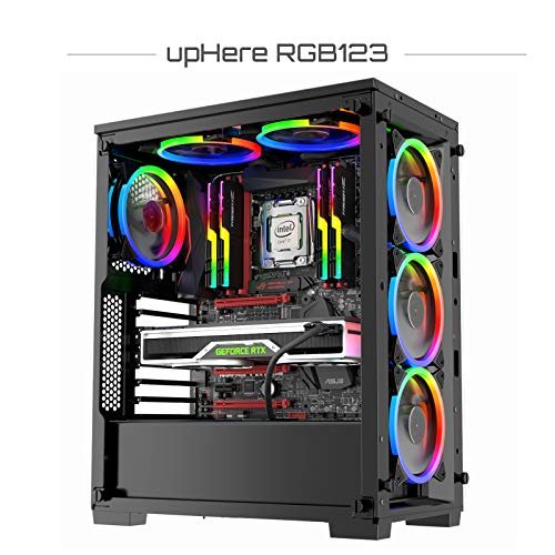 楽天市場 Novonest 120mm Rgb Pcケースファン Ledリング搭載 静音タイプ 25mm厚 6pin リモコンで制御 5本1セット Rgb123 5 Starford