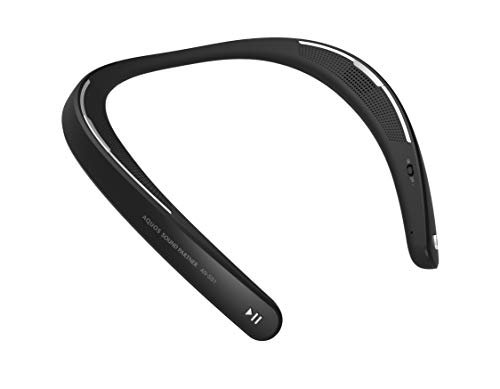 ウェアラブルネックスピーカー AQUOSサウンドパートナー ブラック bluetooth対応 本体約88g軽量設計