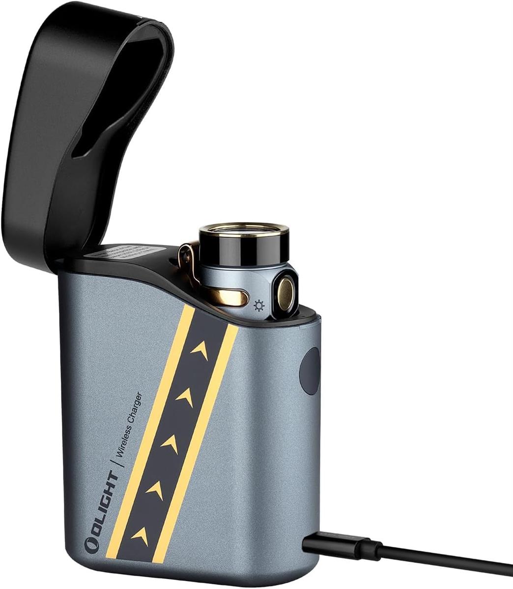 OLIGHT(オーともし火) Baton 4 Kit閃光電球ともし火 1300lm 申し受ける入れもの付き添い人 小型 豪然たる 無座標軸調光 懐中照明ランプ 申し受ける式 難民キャンプ用 魚釣り用 山登り用 軽さ IPX8雨合羽 防災 停電打つ手 (薄墨色)