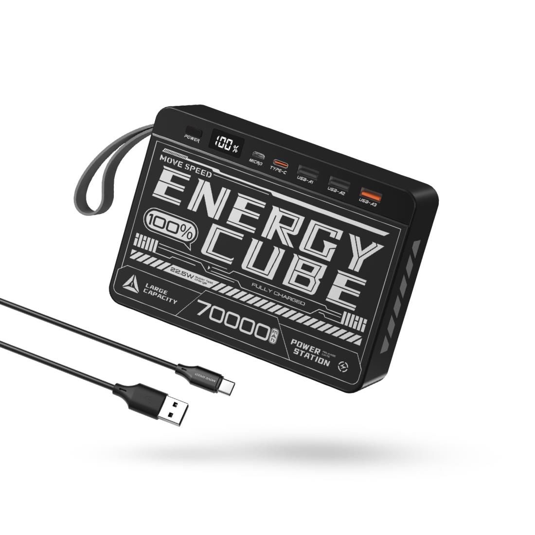 楽天市場】MOVE SPEED 70000mAh 100W モバイルバッテリー急速