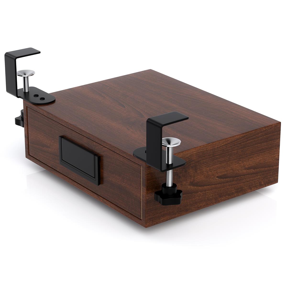 楽天市場】JONGJONGテーブル下収納ラック【穴あけ不要】後付け引き出し