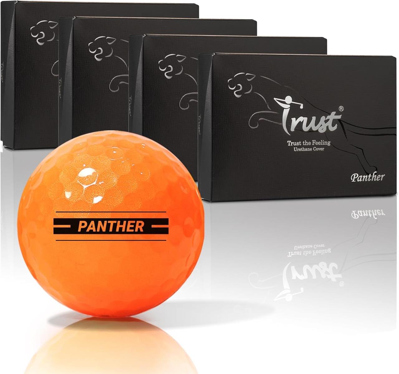 【TRUST】企業結合ゴルフどんぶり鉢 Panther (パンサー)｜ウレタン覆いかぶせる・ホンブルグ帽打感｜まっすぐ飛ぶ 止まる｜BIG MAX 高手向かい中核グループ｜飛不一致と抑えつけるを相い性 | 4十二(48個入り口・入口) オレンジ色 K10