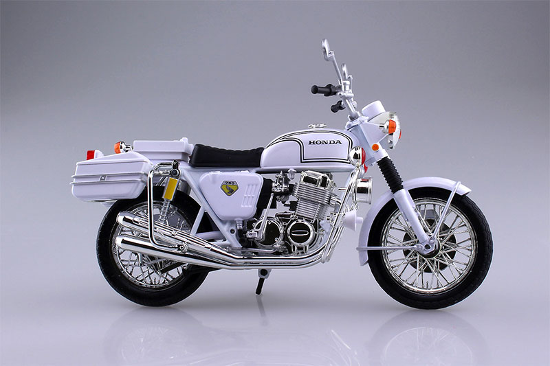 楽天市場 アオシマ 1 12 完成品バイク ホンダ Cb750four K0 白バイ ホビー 雑貨のお店 スターゲート