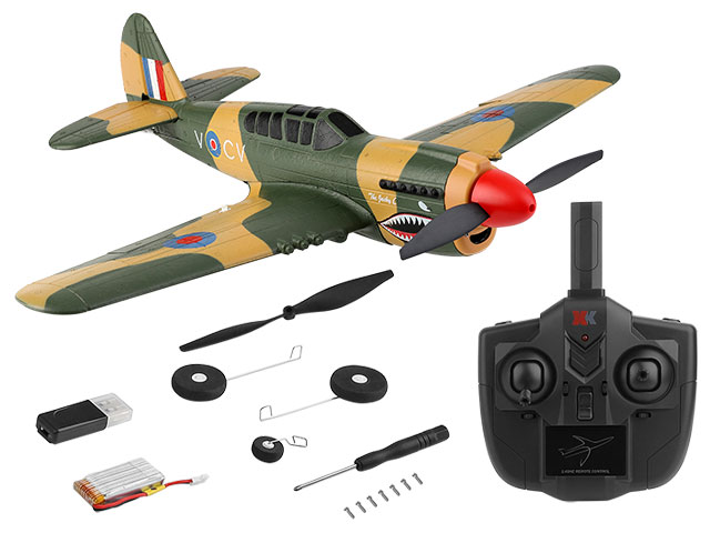 ハイテック 完成品ラジコン飛行機 2.4GHz エアープレーン A220 P-40 ファイター｜ホビー＆雑貨のお店　スターゲート