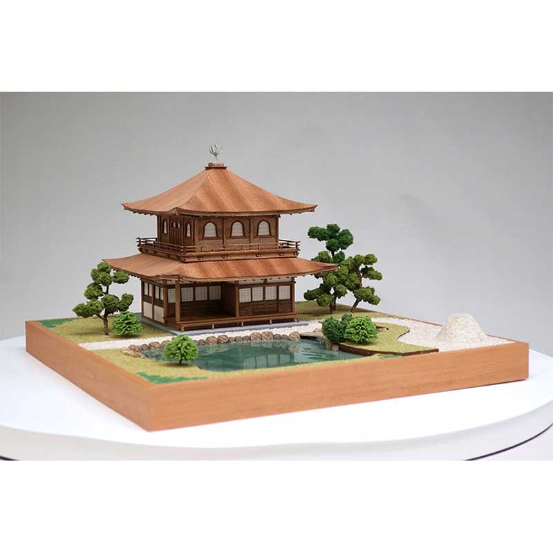 楽天市場】ウッディジョー 1/75 鹿苑寺 金閣寺 ゴールド仕様 改良版