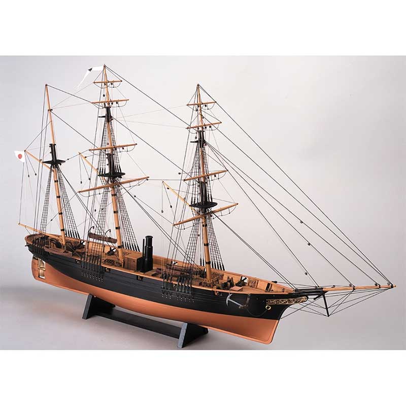 ウッディジョー 木製帆船模型 1/75 咸臨丸 帆なし