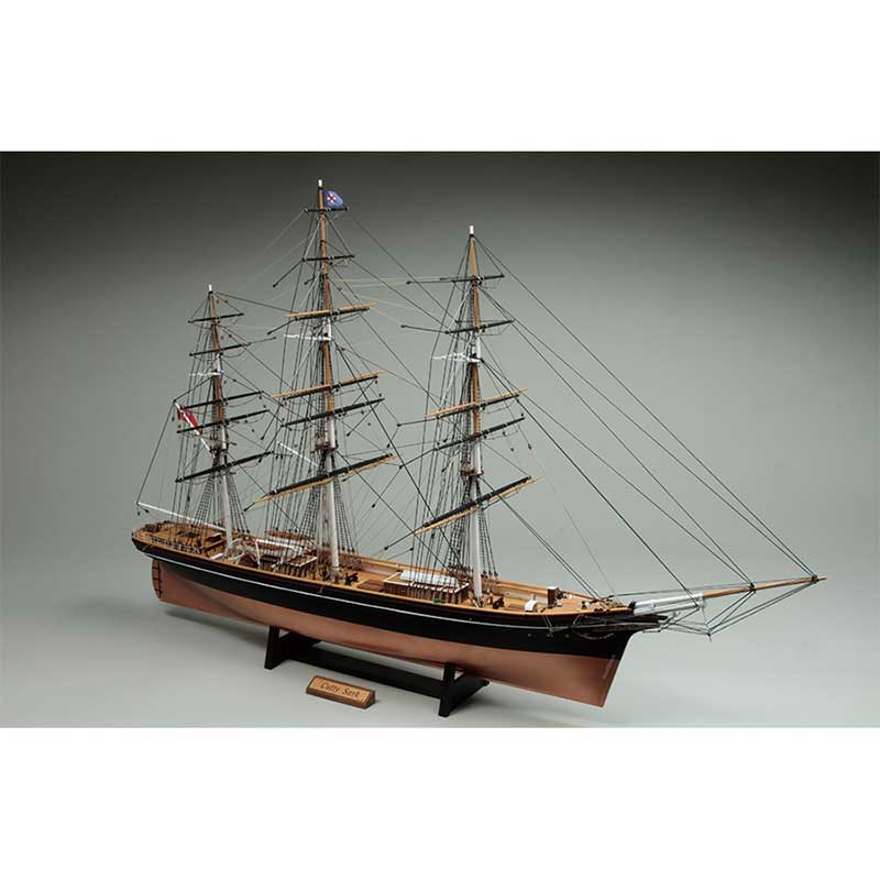 ウッディジョー 木製帆船模型 1/100 カティサーク 帆なし