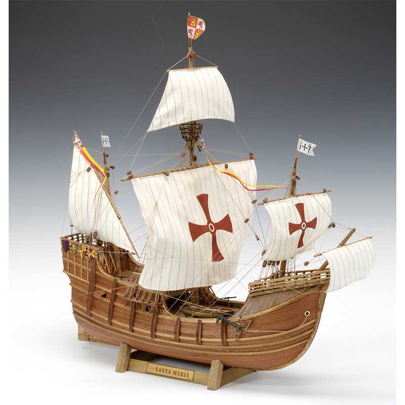 ウッディジョー 木製帆船模型 1/50 サンタマリア