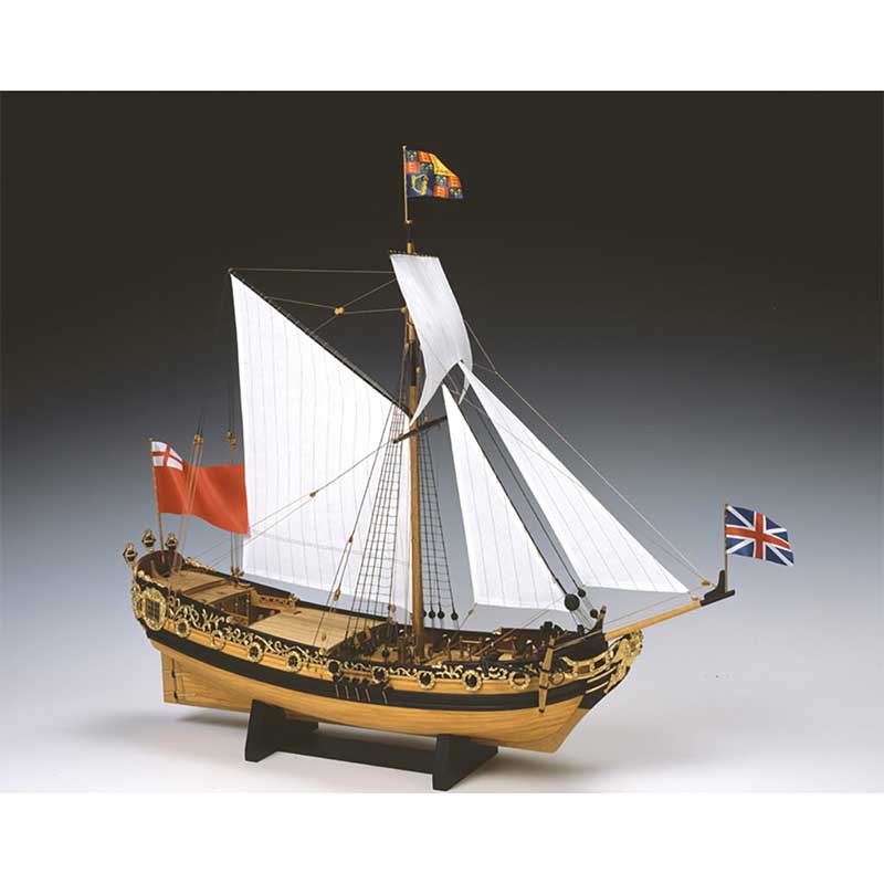 ウッディジョー 木製帆船模型 1/64 チャールズヨット