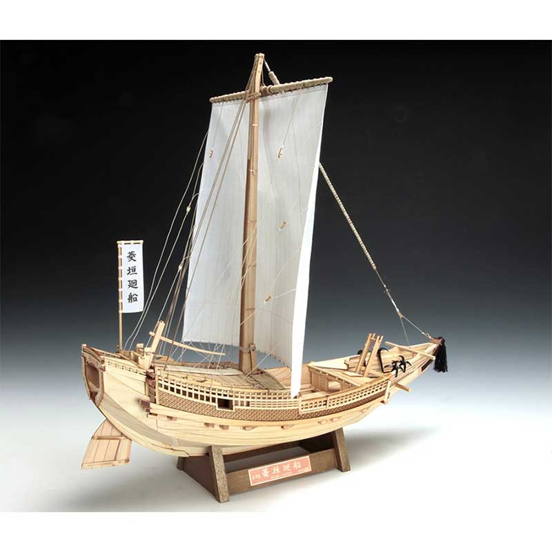 ウッディジョー 木製帆船模型 1/72 菱垣廻船