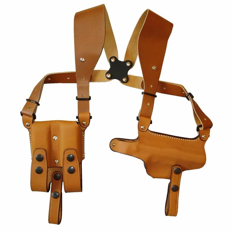楽天市場】ホリゾンタル革製 ショルダーホルスター (茶) ダイ・ハード