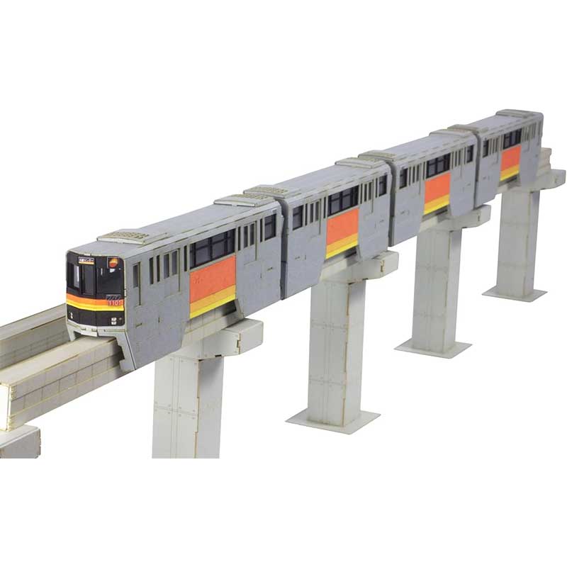 PLUM ペーパーキット 1/150 多摩都市モノレール 1000系 4両セット