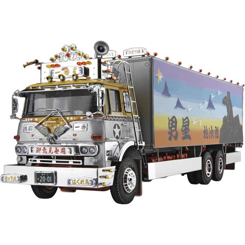 楽天市場】送料無料◇アオシマ 1/32 トラック野郎 No.7 一番星