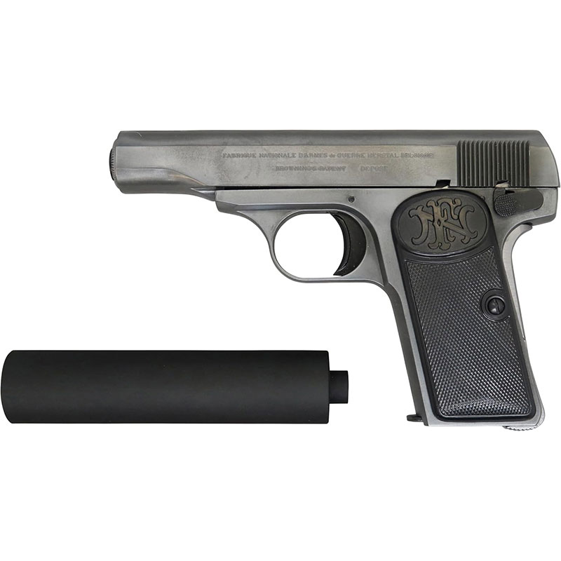 マルシン モデルガン 完成品 5mmPFC 発火タイプ M1910 シークレットエージェント エクセレントヘビーウエイト ブラックサプレッサー｜ホビー＆雑貨のお店　スターゲート