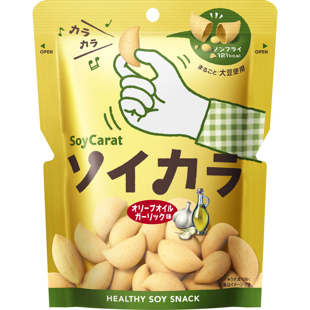 ソイカラ オリーブガーリック味 27g 大塚製薬 Soy Carat ダイエット バランス栄養食 ヘルシー 低カロリ 食物繊維 新品 送料無料