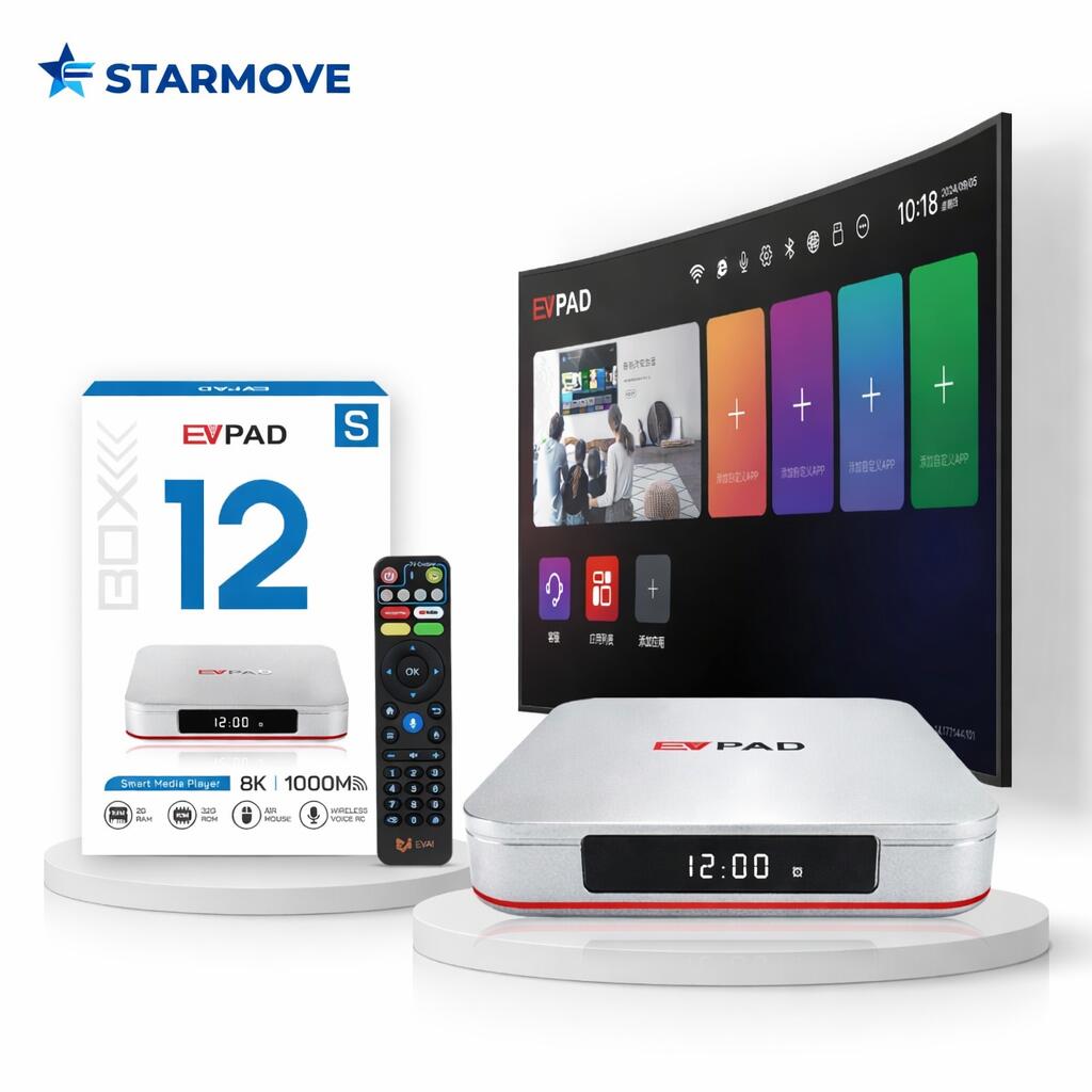 楽天市場】EVPAD 12P スマートボックス TV BOX 8K高画質 4GB RAM 64GB 