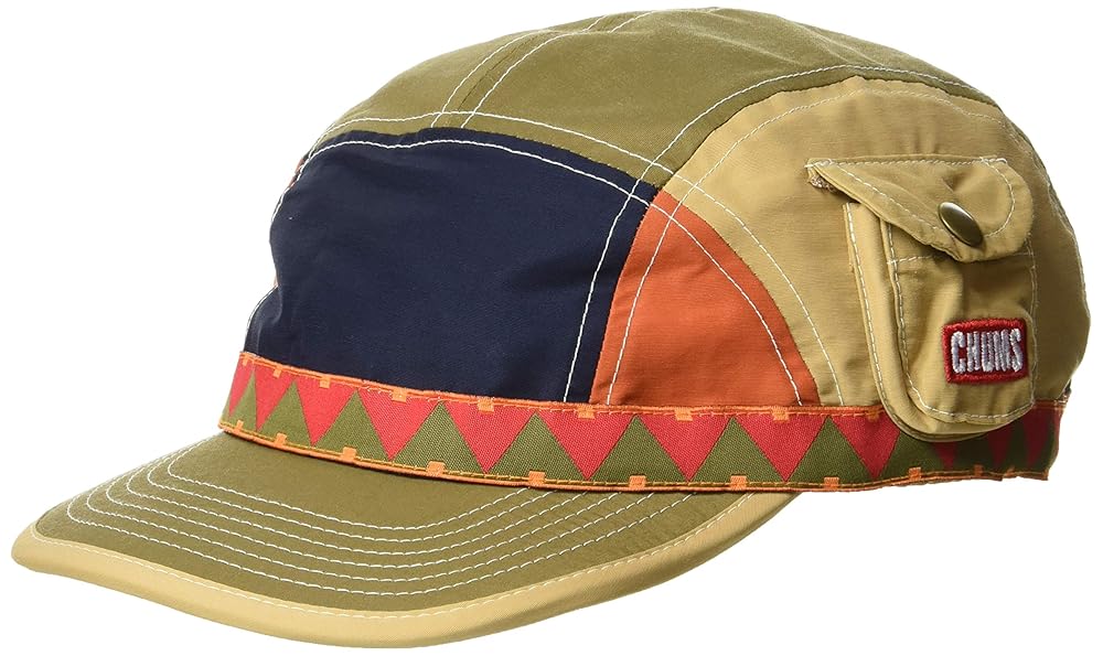[チャムス] 帽子 Fes Cap Crazy 日本 Free (FREE サイズ)