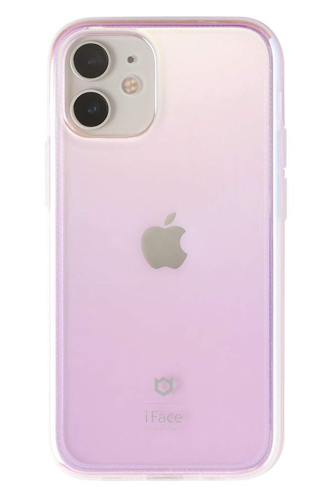 iFace Glaston iPhone 12 mini ケース [コットンキャンディ/ピンク]