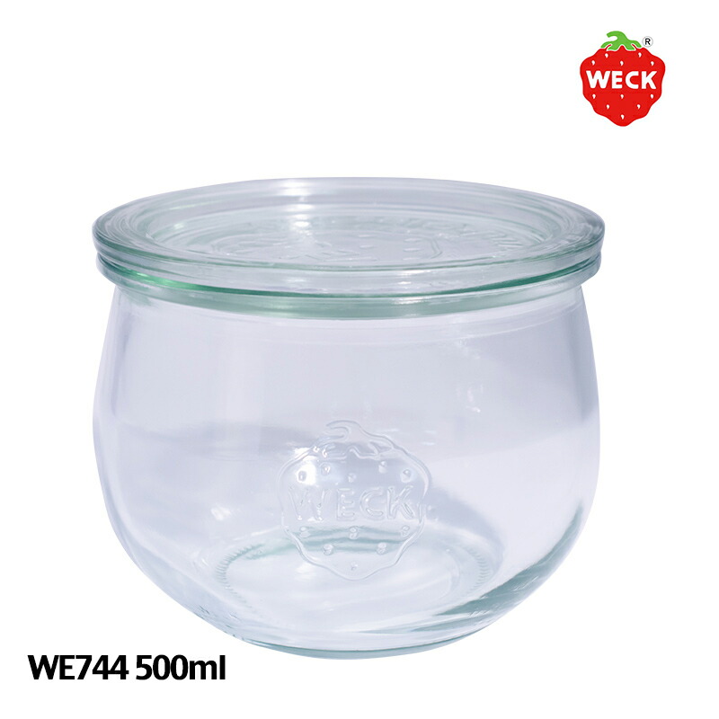 WECK ガラス保存容器 6個セット WECK キャニスター セット モールドシェイプ 300ml 6個セット